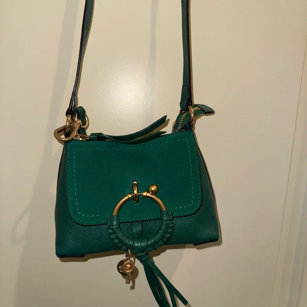 See By Chloe Emerald Green Mini Bag with Gold Accents - Picture 7 of 7